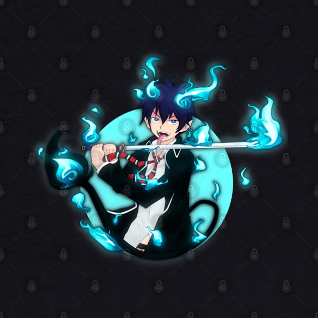 rin okumura blue exorcist by Sparkledoom